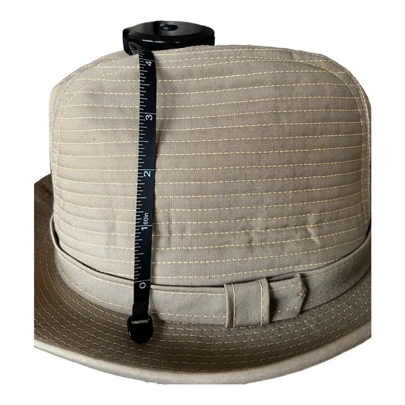 Vintage fabric fedora size 7 1/8